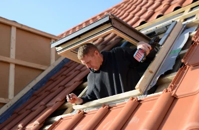 Pose de fenêtres de toit Velux à la Herlière
